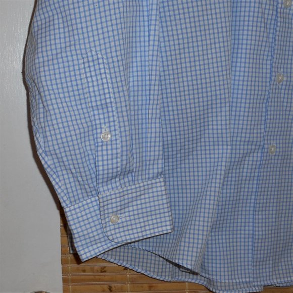 Club Room Men's Regular Fit Button-Down Cotton Blend Shirt (*Tag Size: 18 34/35) - Picture 3 of 7